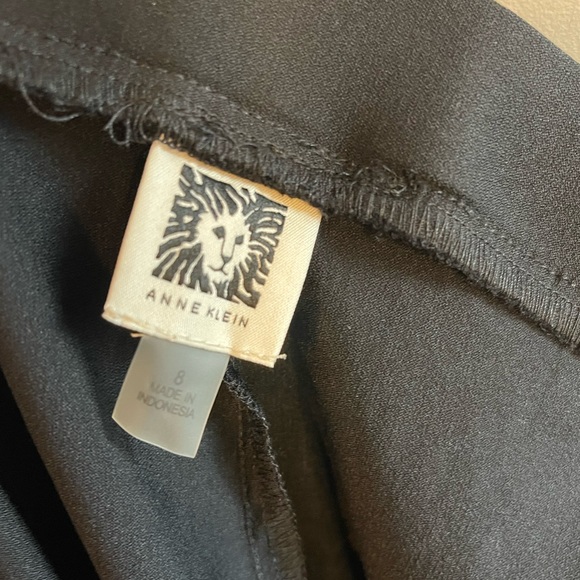 Ann Klein Slim Ankle Pant in Black | SZ 8 NWT - Picture 8 of 9